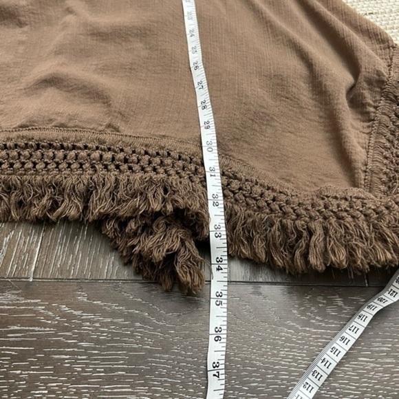 Umgee Gauze Diamond Shape Tunic in Cocoa - Picture 10 of 16